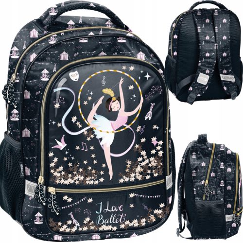 Chic 'Ballerina' Themed Girls' School Backpack by Paso