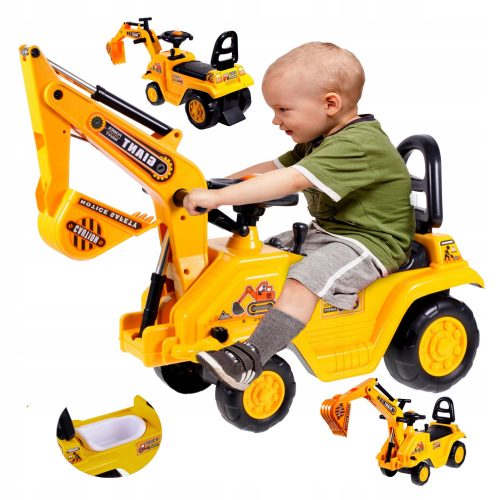  LARGE JEDZIK EXCAVATOR | MOVABLE SPOON 25 KG + POT | Gift for a child |