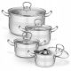 Set de cuisine Konighoffer Ariane, ensemble de casseroles, acier inoxydable, 8 pièces.