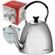 Kettles and teapots Traditional steel kettle Klausberg 1.1 l, grey and silver tones