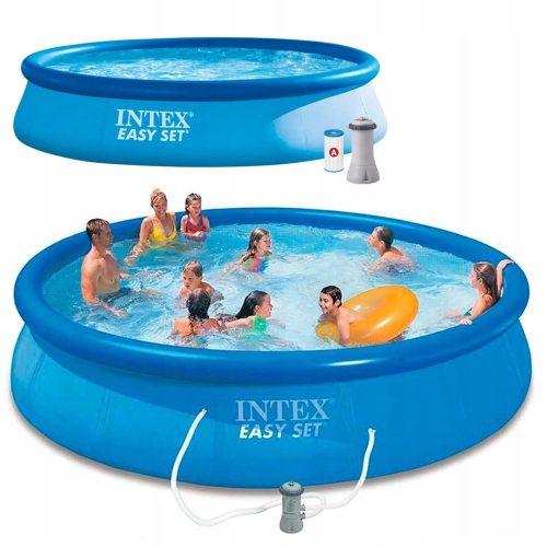 Garden pools - Models 2024/2025 Intex round extension pool 396 x 396 cm