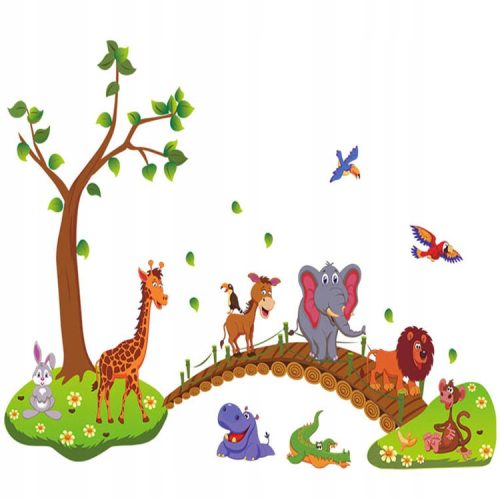 Decorative Wall Stickers Wall Stickers for Children Animals 130x80