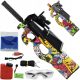  RIFLE AUTOMATIC BALLS GEL P90 GUN LAUNCHER + Sticker Book, Comic Shop_lolki