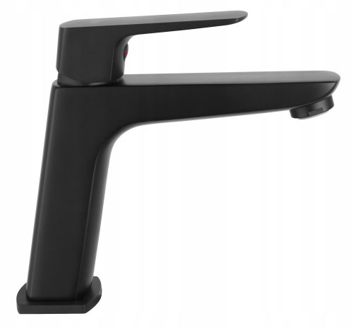 Ferro VerdeLine stand-up washbasin faucet, black