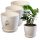  Kadax flowerpot 16 cm x 16 x 14.5 cm diameter 16 cm plastic cream