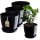  Kadax flowerpot 16 cm x 16 x 14.5 cm diameter 16 cm plastic black