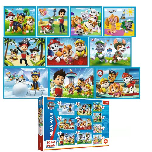  Trefl Puzzle 10in1 329 pieces Reliable Paw Patrol Team 96001