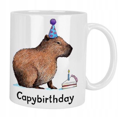 Cool, funny gadgets CAPYBIRTHDAY PRINTED MUG