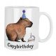 Cool, funny gadgets CAPYBIRTHDAY PRINTED MUG