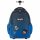  ST.RIGHT School Backpack with Multiple Compartments, Black, Blue Shades, Multicolored, 26 Years