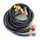 180 cm long service hoses with Black Diamond 1/4 valves