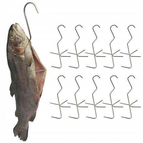 Smoking hook - Double smoking hook for smoking fish Grillpal 25 mm 20.5 cm