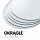  Gold and chrome wall mirror, round, 400 x 400 mm