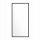 Bathroom mirror wall mirror made of gold and chrome, rectangular, metal frame, 600 x 1200 mm