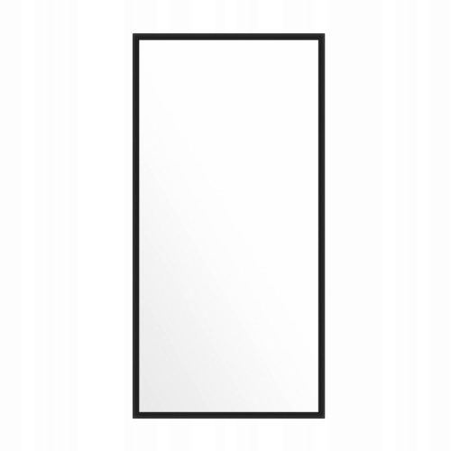 Bathroom mirror wall mirror made of gold and chrome, rectangular, metal frame, 600 x 1200 mm