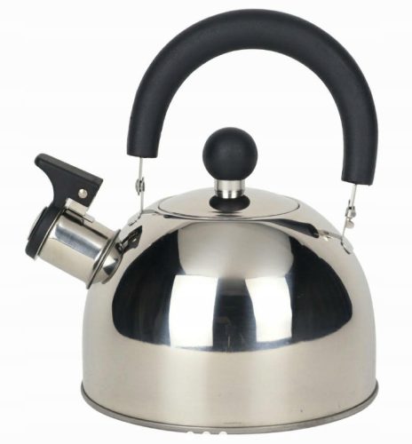 Kettles and Teapots Traditional Steel Kettle P&S 1.5 l, Grey and Silver Tones