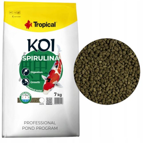  Tropical Fish Food 45121 Koi Spirulina 7 kg