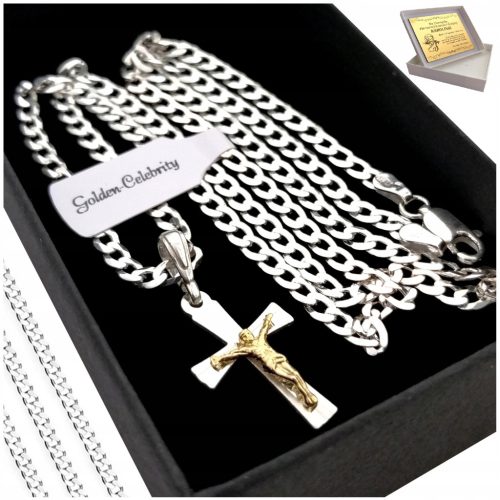  SILVER COMMUNION SET - CHAIN AND CROSS FOR BOY, SOUVENIR, GIFT