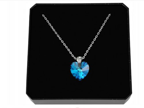  SILVER 925 NECKLACE - HEART SWAROVSKI