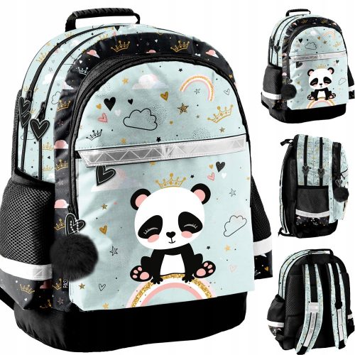 Panda Panda Lightweight School Backpack with Reflective Safety Features