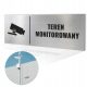 SURVEILLANCE AREA PLATE 20x7.5 DIBOND