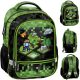  Minecraft Paso Multi-Compartment School Backpack, Black, Green Shades, Multicolor, 19 Years Old