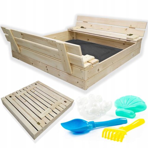 Sandpits for children Wooden sandpit 180 kg Gardeni