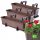  KADAX 3x BALCONY BOX 60cm FLOWER POT HANDLES