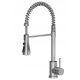 Quadron Salma floor-standing kitchen faucet, grey