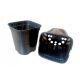  Flowerpot 12.00 13 cm x 13 x 14 cm plastic black