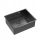 Quadron Anthony single-bowl sink in grey steel tones