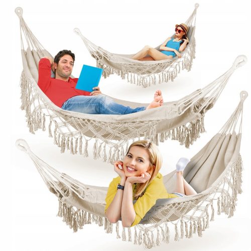  Hammock without pole Outtec black 200 kg 200 x 150