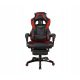  Tracer MASTERPLAYER TRAINN46336 Gaming Chair, Black and Red Faux Leather