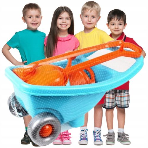 LARGE TOY set for SAND in the wheelbarrow sandbox