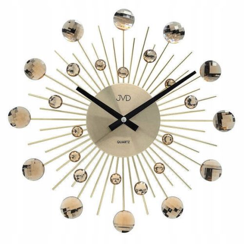 Clock for home JVD golden wall clock 36 cm