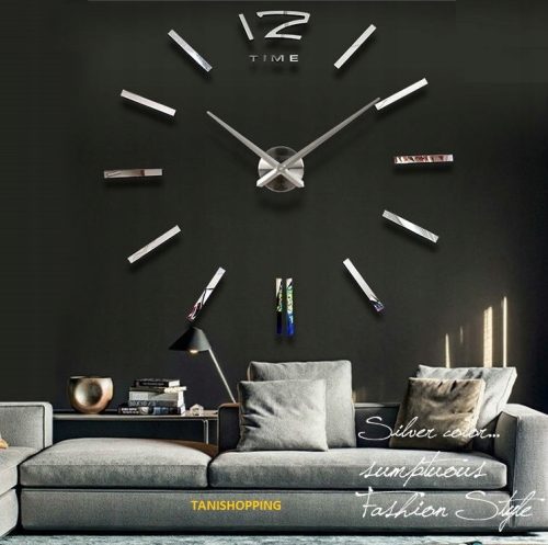  Large DIY 3D+ Sticker Wall Clock