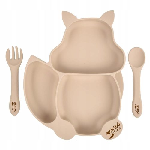  EVI set made of brown silicone