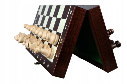  MAGNETIC wooden chess pieces 20 cm - ASGARD