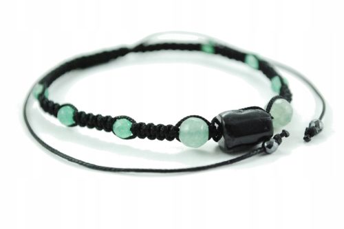  Macrame TOURMALINE AVENTURINE protection happiness