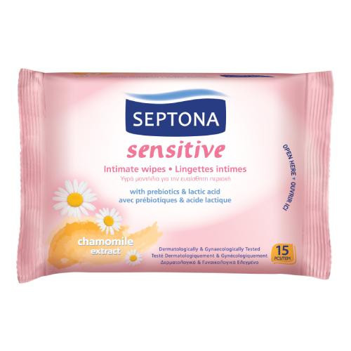  Septona scented tissues Intimate Hygiene Wipes 15 pcs. layers 15 pcs.