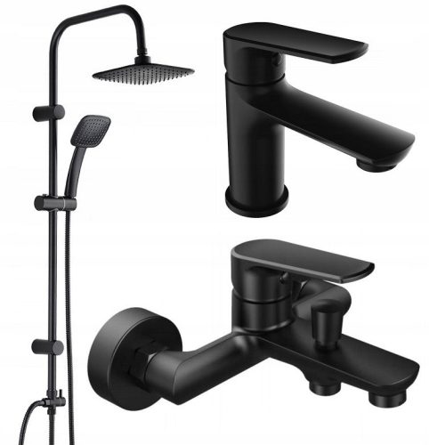 EBO series single-lever wall-mounted bathtub faucet black + 2 more products