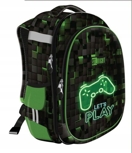 ST.Right DARK GAME Ergonomic Backpack for Boys, Grades 1-4