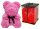 Flowers and flower boxes for Valentine's Day Teddy bear made of roses ToPrezent.pl 40 cm