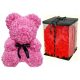 Flowers and flower boxes for Valentine's Day Teddy bear made of roses ToPrezent.pl 40 cm