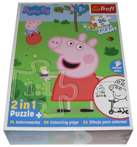  Puzzle TREFL 36 GIANT 58x84 cm PEPPA PIG - 2in1