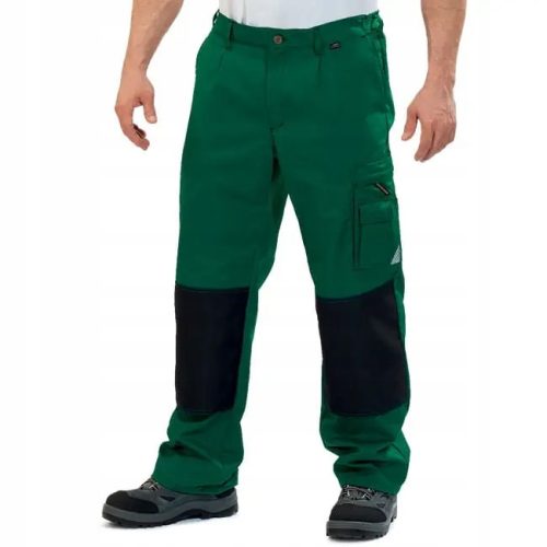 Waist-length work trousers - green, size 52