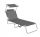 Sun loungers and garden and terrace Linder Exclusiv deck chair, grey steel