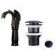 CHDE Retro Prestige black standing basin tap