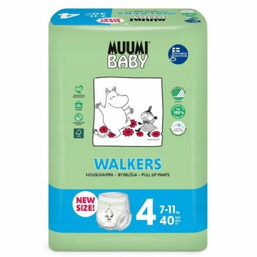  Muumi petite diaper pants Size 4 40 pcs.