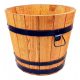  Drewdon flowerpot 40 cm x 40 x 35 cm, wood, brown and beige tones